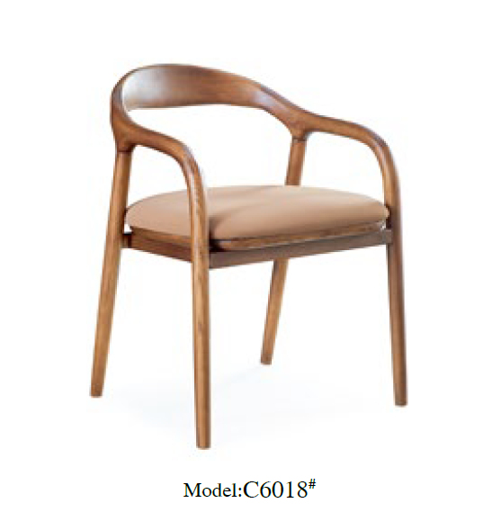 Ash wood dining chair C6018