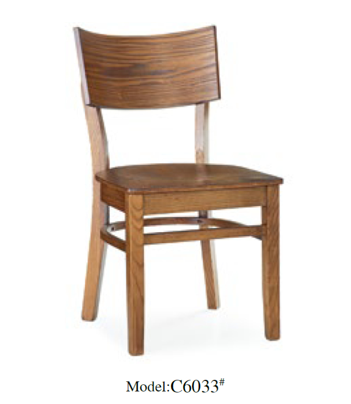 Ash wood dining chair C6033